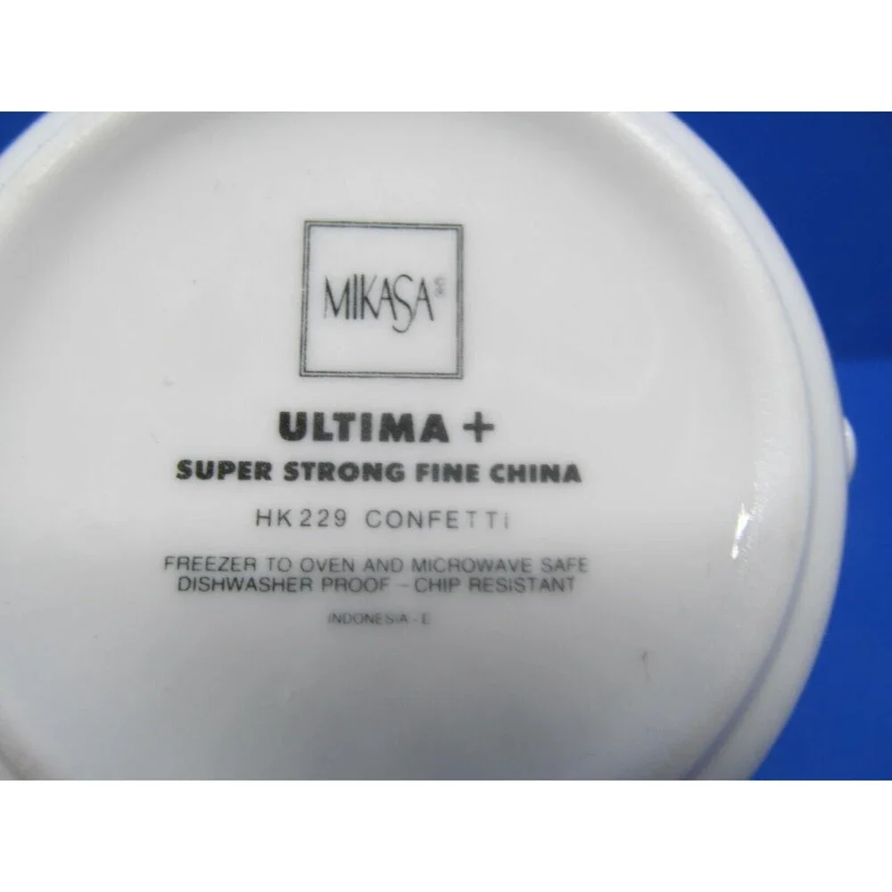 Mikasa Ultima + Super Strong Confetti Cappuccino Mug 4 5/8